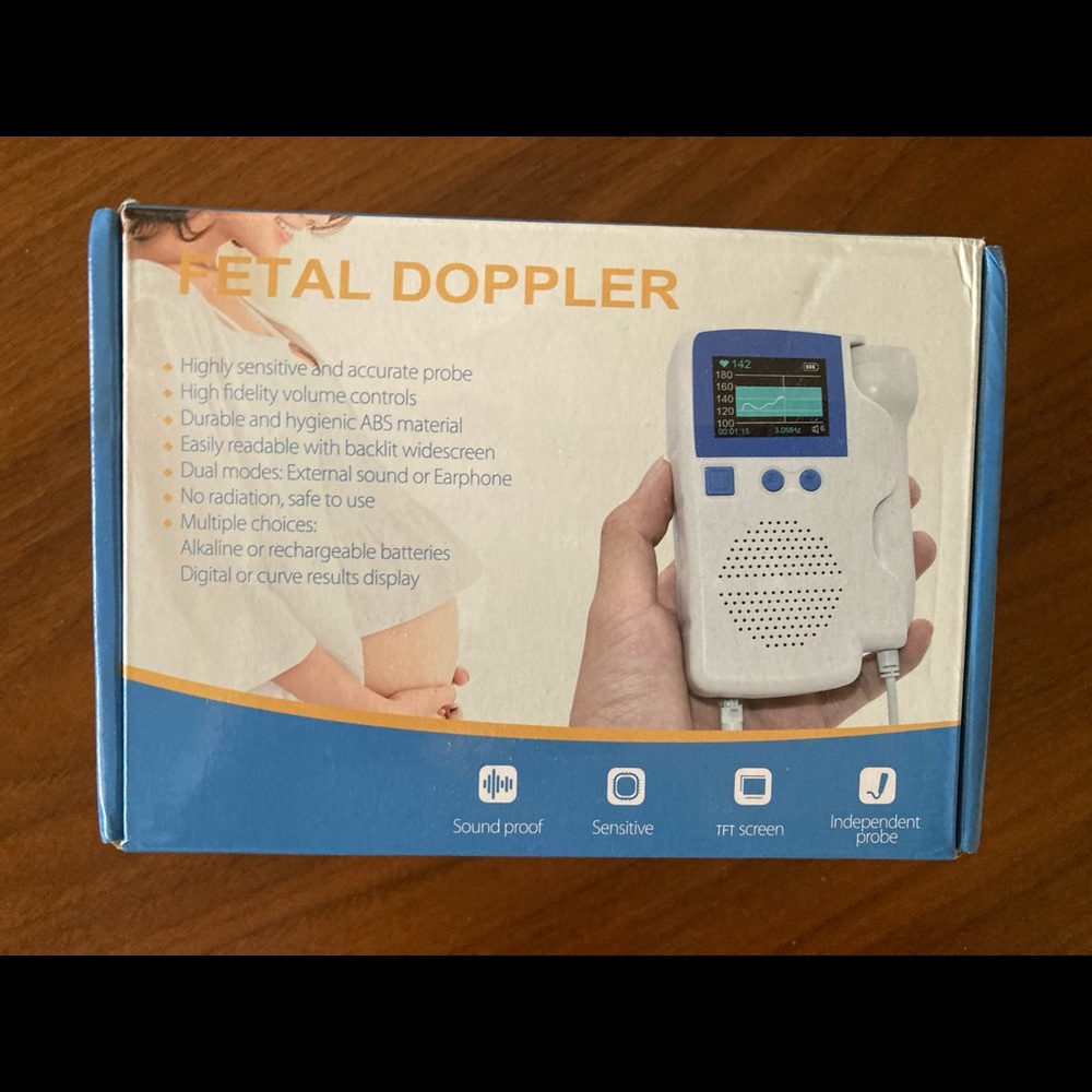 Fetal doppler - Baby heartbeat monitor.